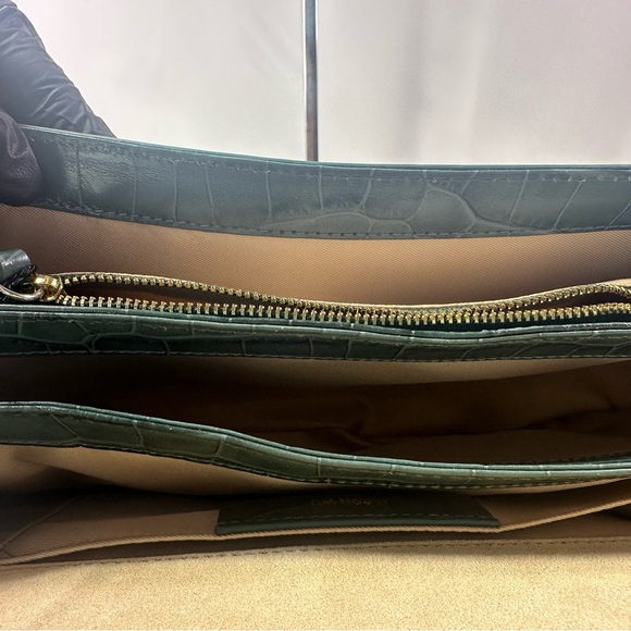 NEW JASON WU ORBIT SAGE LEAF GREEN LEATHER CROC EMBOSSED BAG AUTHENTIC - Picture 13 of 15